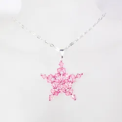 Pendant 45cm - Andromeda-Silver Chain - Pendant 45cm - Laiton argenté